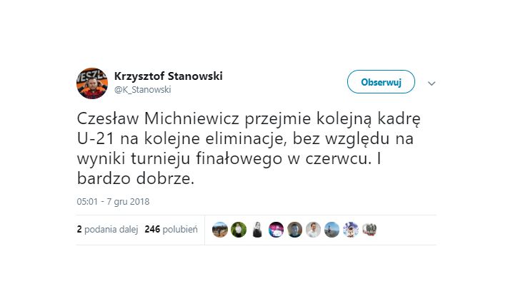 Czesław Michniewicz na dłużej w kadrze U-21!